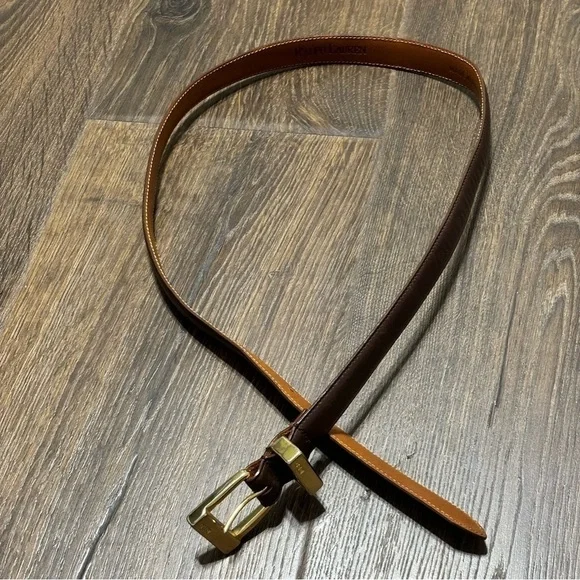 Ralph Lauren leather brass buckle medium - Picture 2 of 9